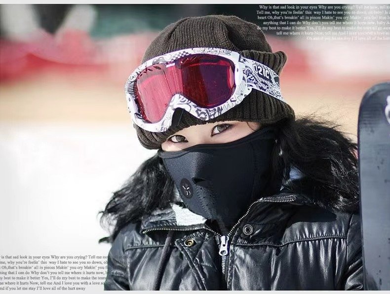 Half Face Bike Mask – Windproof & Dustproof Cycling Face Shield - Image 4