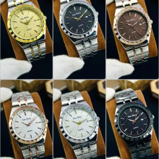 Men's Multicolor Chain Strap Watch 10mm Round