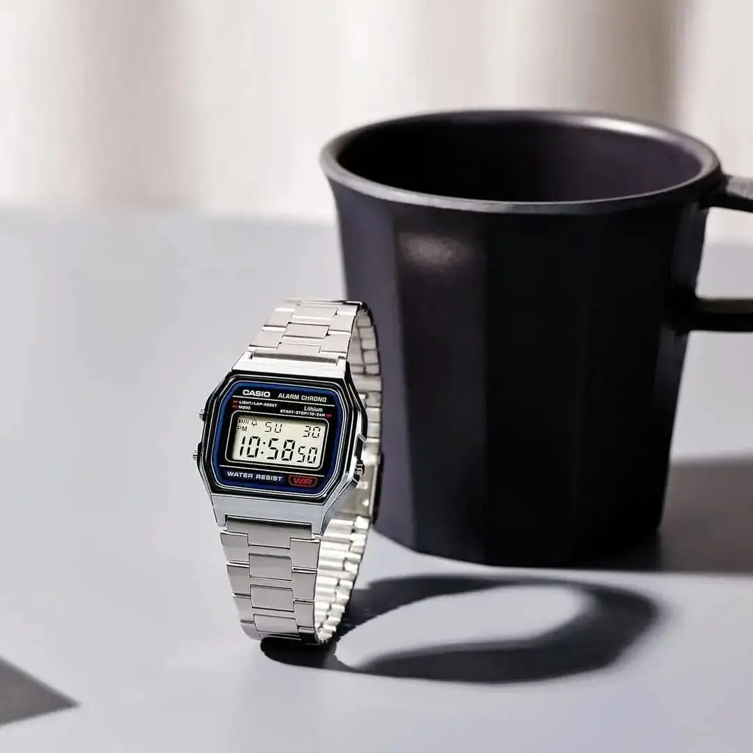 Stainless Steel Digital Display Watch For Men - Image 5