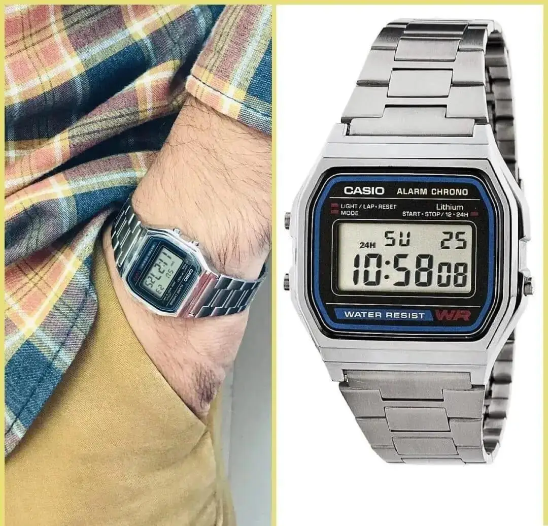 Stainless Steel Digital Display Watch For Men - Image 6