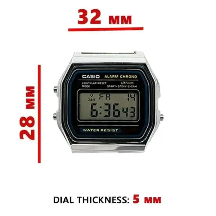 Stainless Steel Digital Display Watch For Men - Image 9