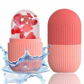 Silicone Ice Roller With Box - Beauty Accessory Designed For Facial Cooling And Daily Skincare Routine (Random Color)