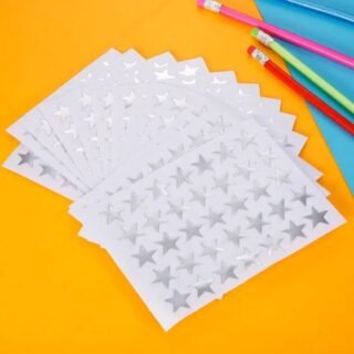 350 PVC Star Stickers Self Adhesive Removable Sparkle Rewards Funny Stickers For Teacher Encourage Students Kids - Stationery Accessory Designed