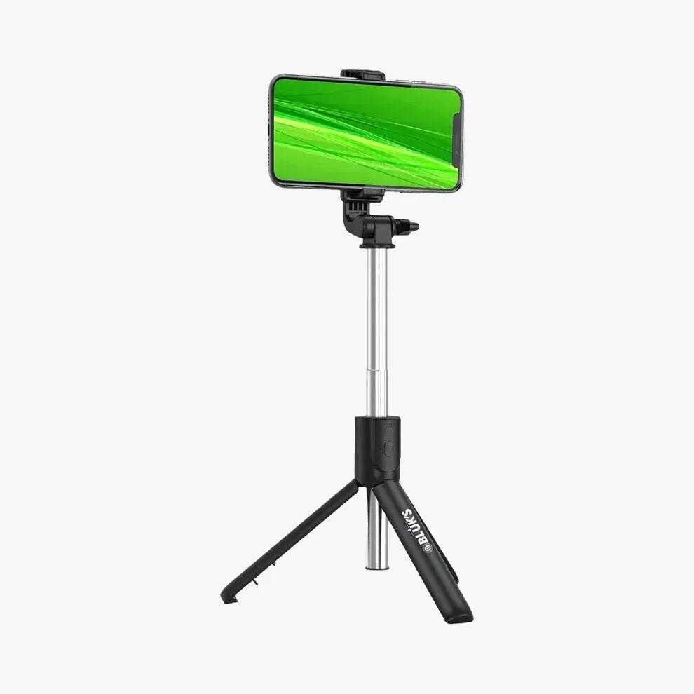 Adjustable Selfie Stick with Tripod Stand & Wireless Bluetooth Remote - Image 4