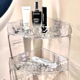 Bathroom Corner Acrylic Shelf