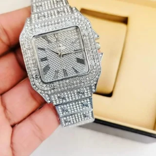 Diamond Stone Men's Watch