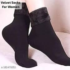 Pack of 2 pairs Women Winter Woolen Socks Warm Thicken Thermal Snow Socks For Ladies Men Unisex - Image 4