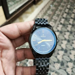 Fittross Day & Date Watch Stainless Steel Gold Plated