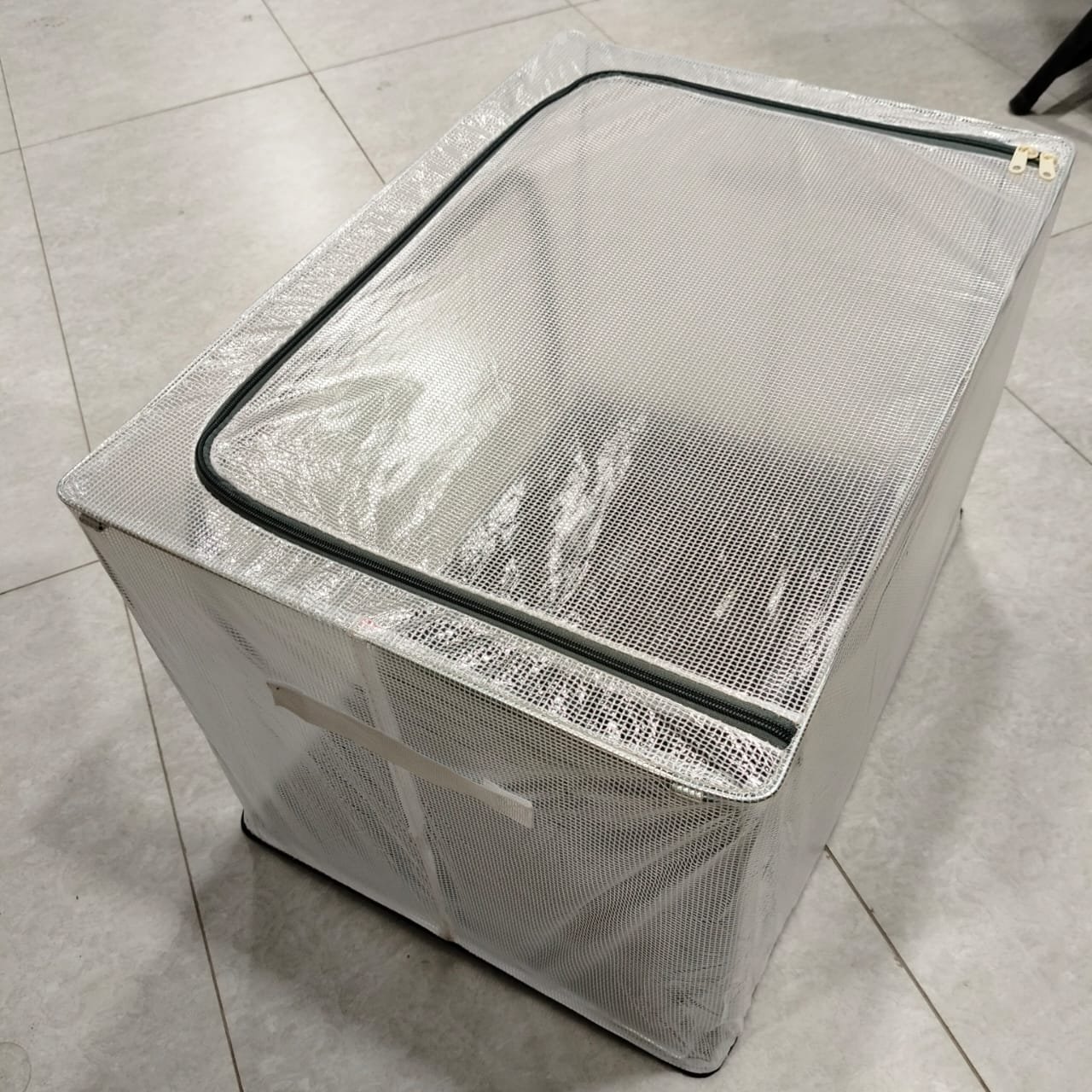 Premium Foldable Cloth Storage Box - Metal Frame