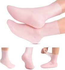 Silicone Moisturizing Gel Socks for Cracked Heels - Pair